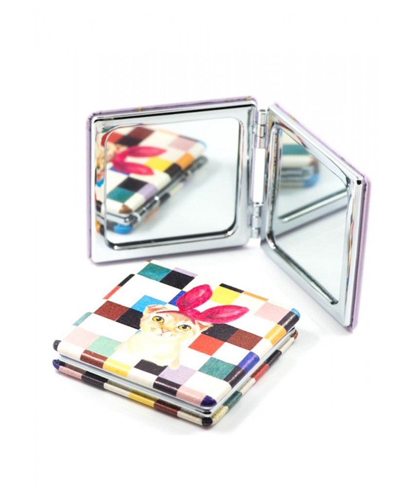 Stylish Kitty Compact Mirror