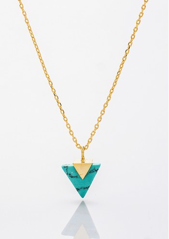 Turquoise Gold Bauble